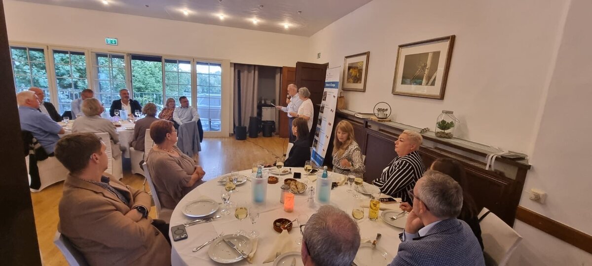 Geselliges Abschlussessen im Restaurant "Zum Hirsch" 