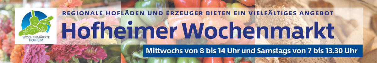 Wochenmarkt Banner