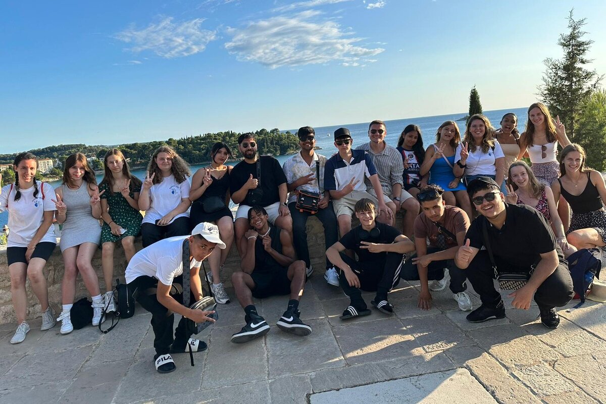 Jugendliche in Istrien zur Ferienfreizeit 