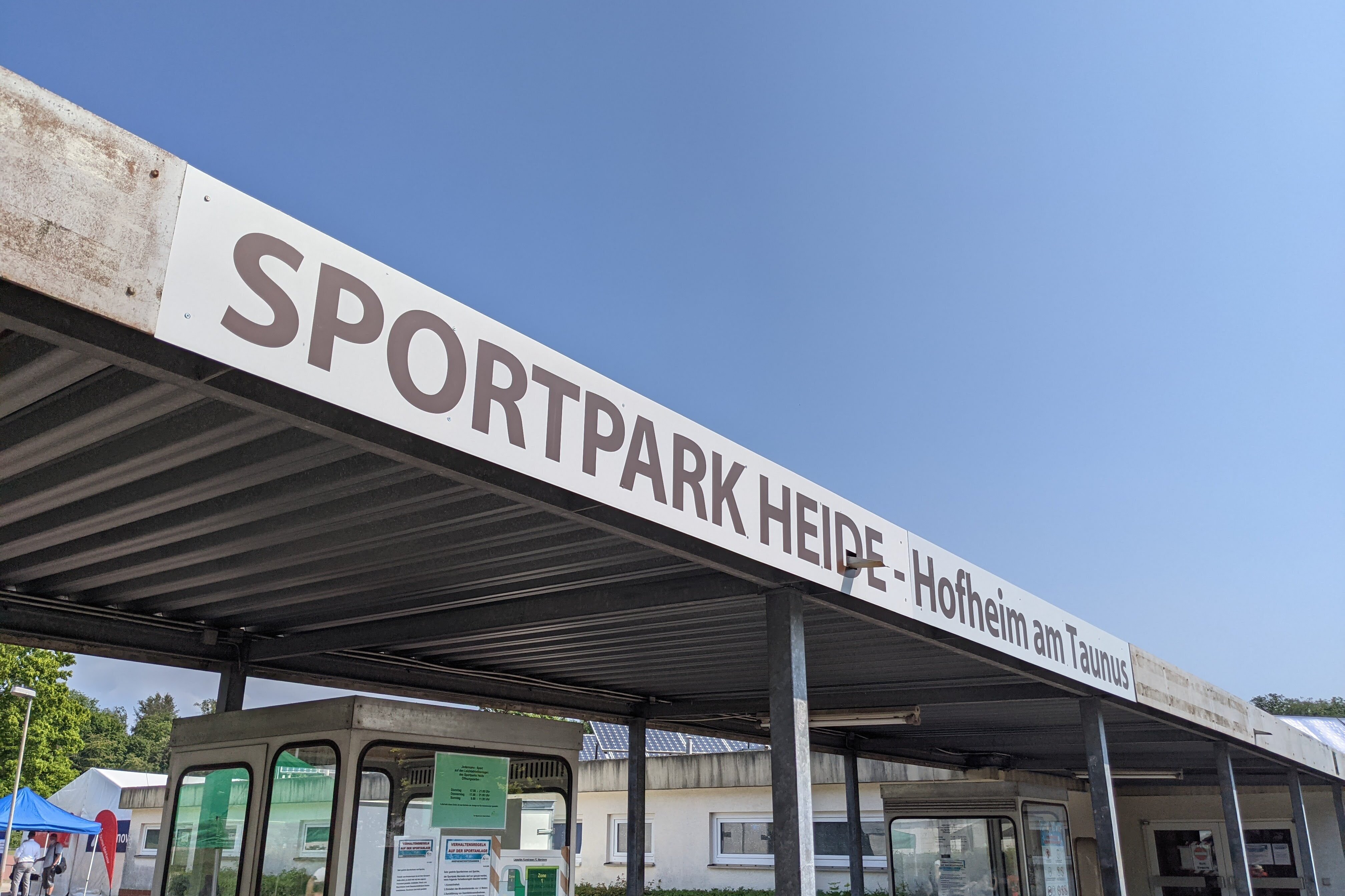 Eingang Sportpark Heide