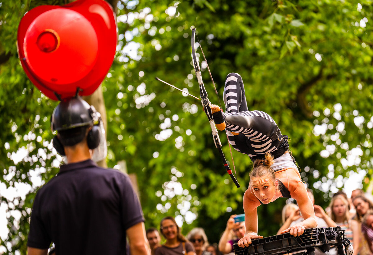 Sara Twister bei ihrer Performance