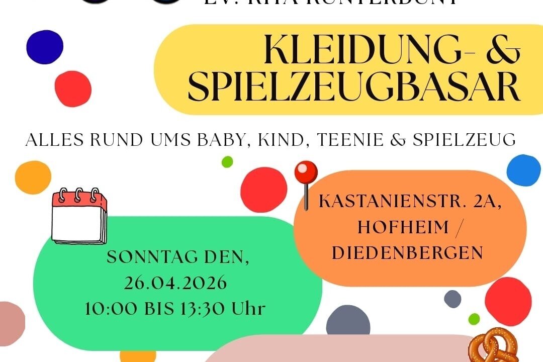 Kinderbasar in der Kita Kunterbunt