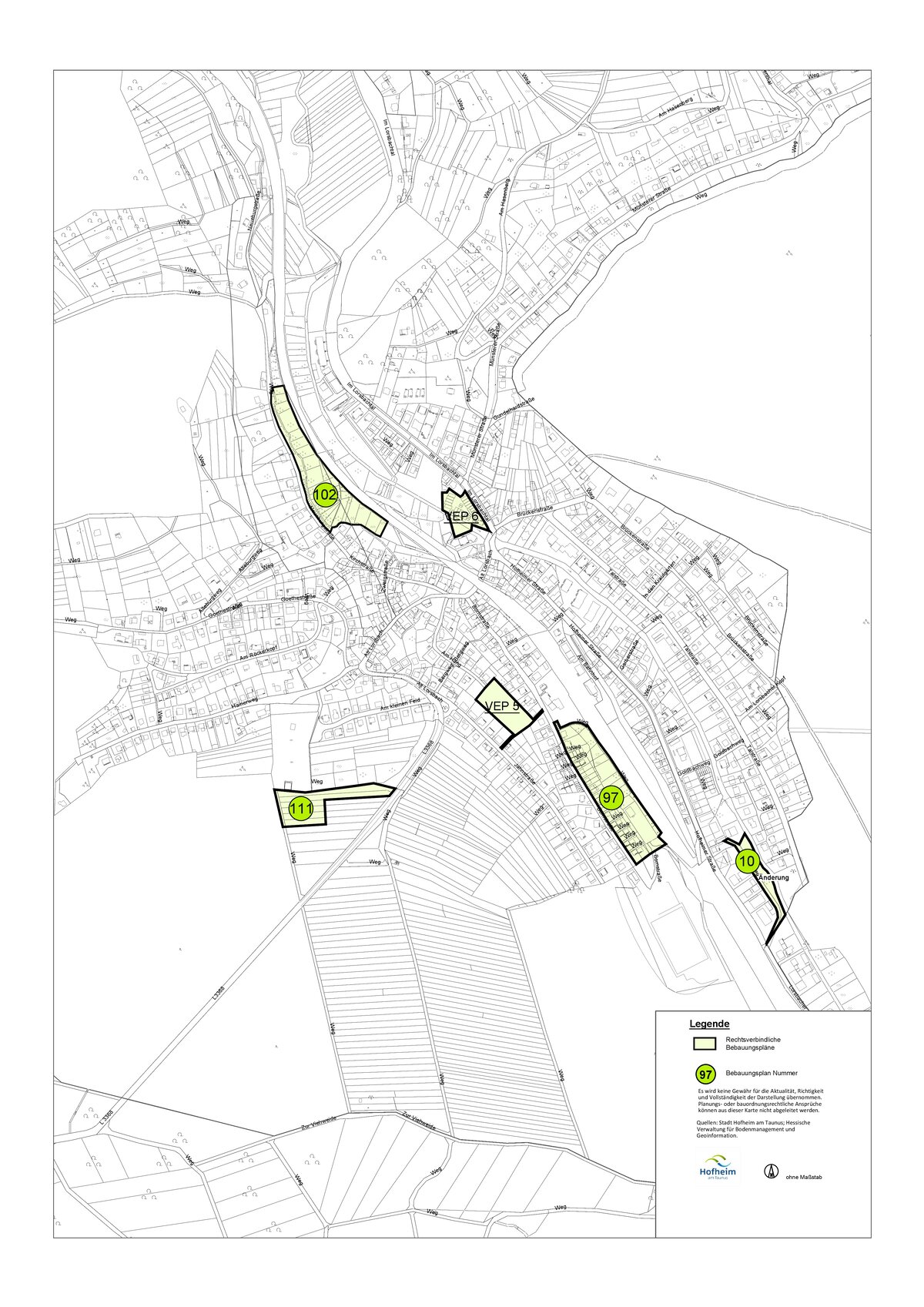 Übersichtsplan Lorsbach