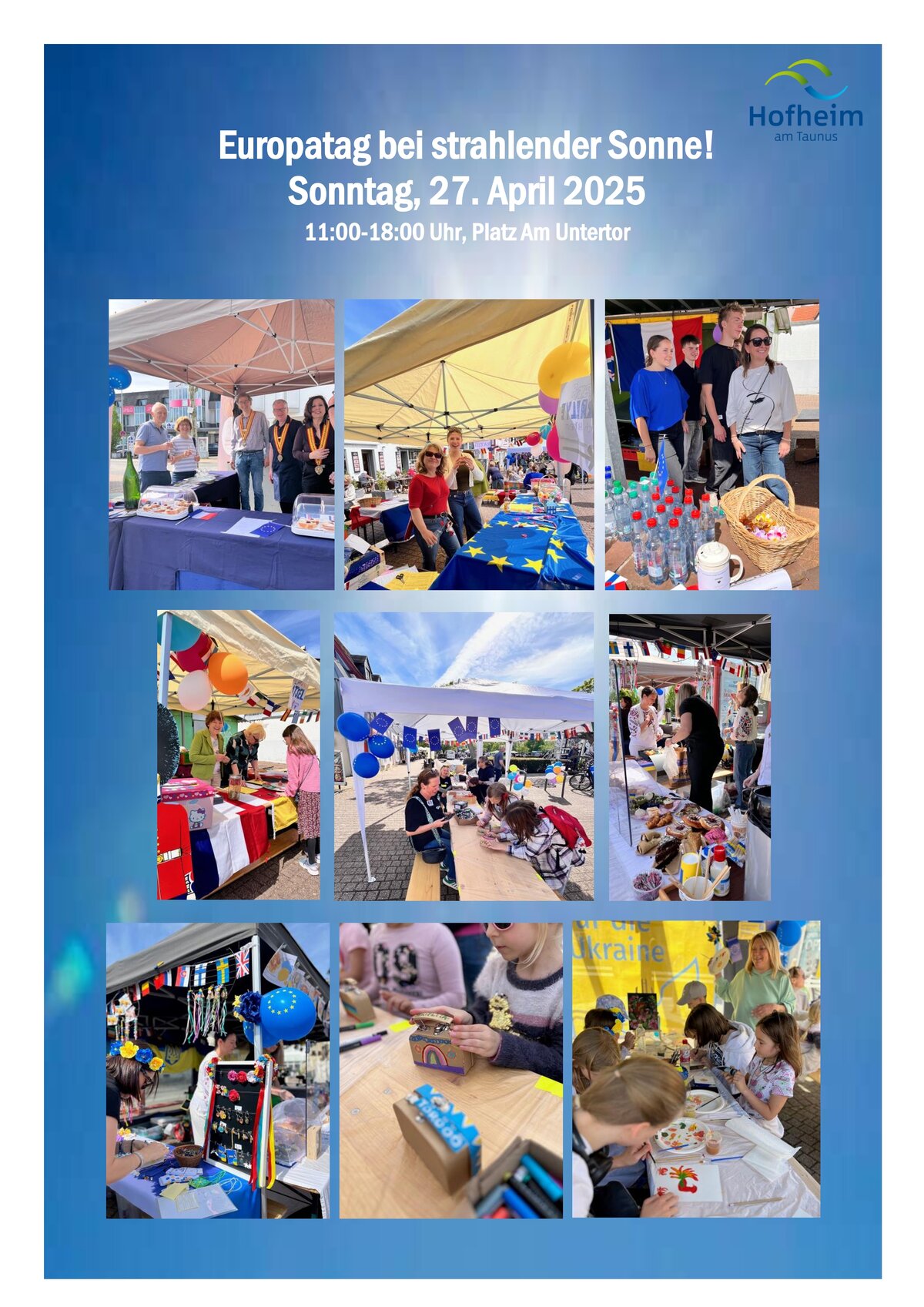 Europatag 2025 in Hofheim Fotocollage