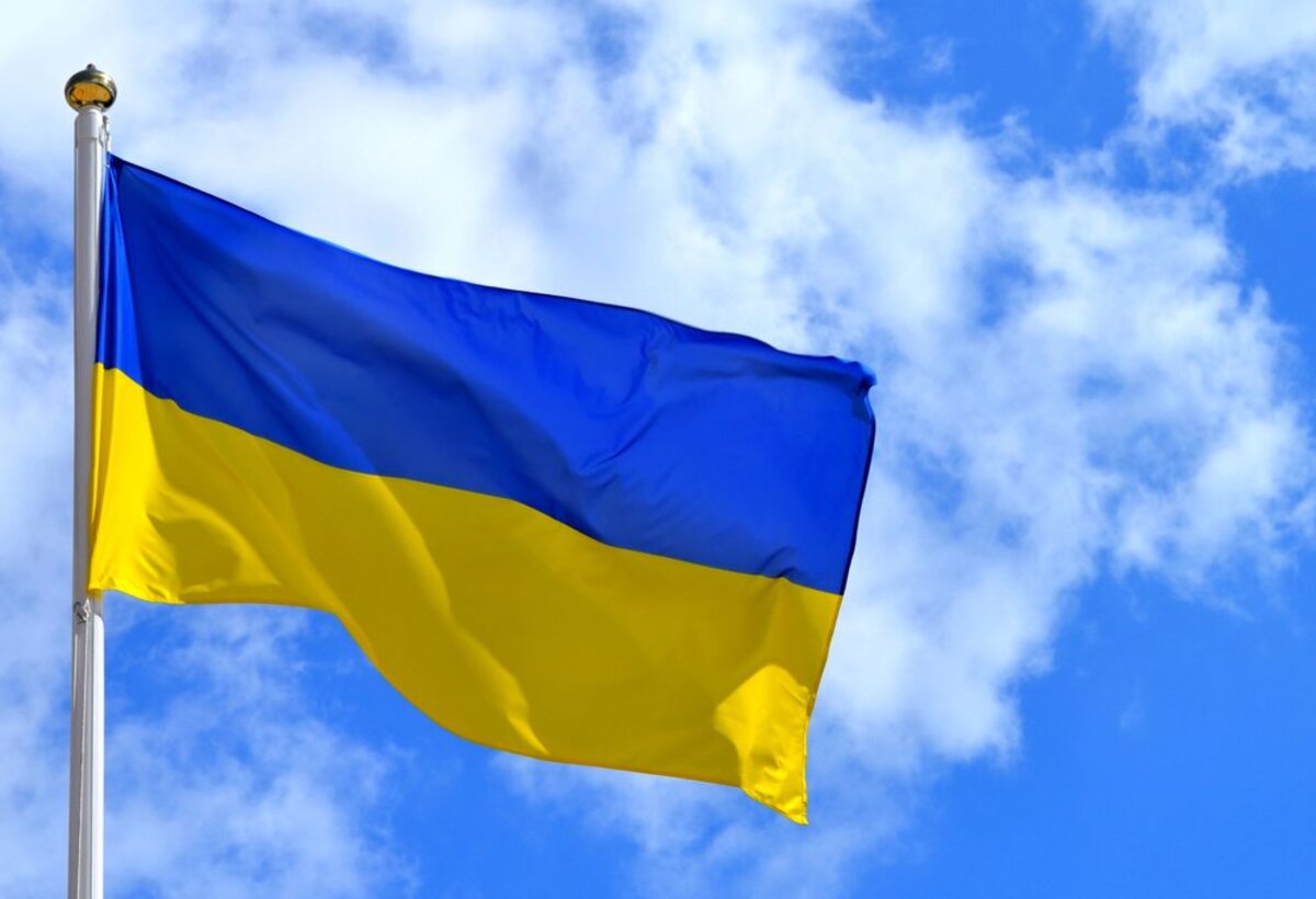 ukrainische Flagge