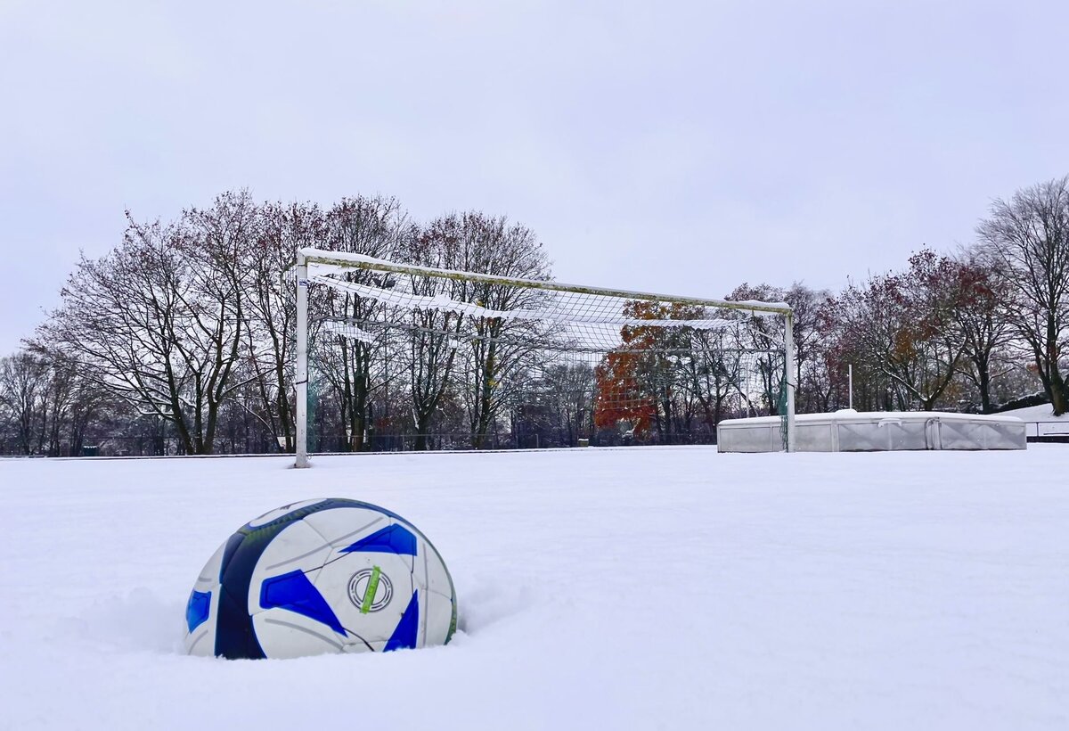 Archivfoto: Der Sportpark Heide im Winter