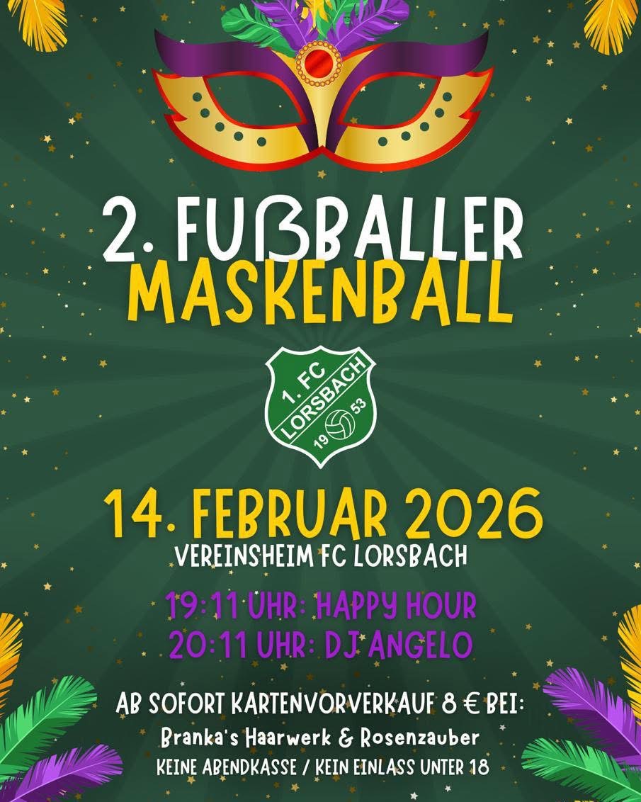 2. Fußballer Maskenball